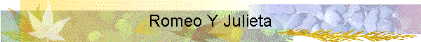 Romeo Y Julieta