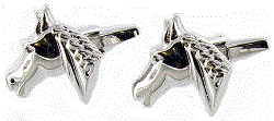 CL132 Horses Head Cufflinks