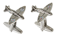 CL59 Cuff Links Aeroplane