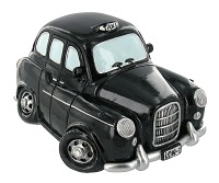 MB14 - Small Black Taxi Money Box