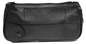 Black Zip Combination Pouch - PO22