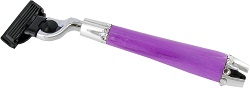 NEW SHV136PL Purple Mach 3 razor with Swarovski elements 