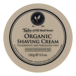 TAY-1019 Taylors of Old Bond Street Organic shaving cream tub 150g