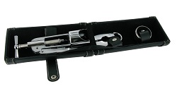 WS24 - 3 piece wine set with corkscrew. foil cutter and drip wing