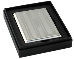 CIGC4 - Double Vertical Lined Cigarette Case 100mm 
