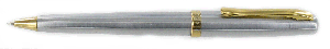 PEN20 Duke Satin Silver/Gold BP Pen  