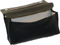 Lamb Skin Box Button Pouch - PO17 