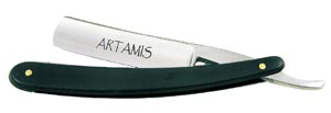 SHV31 - Green Handle Straight Razor