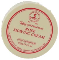 TAY-1004 Taylors Of Old Bond Street Rose Shaving Cream Tub 150g